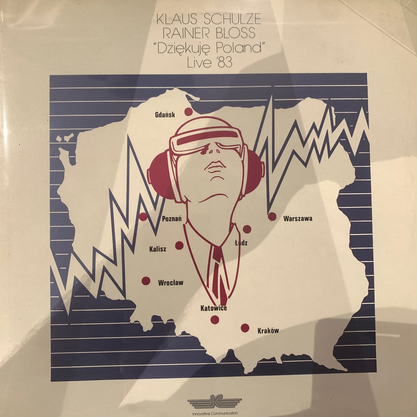 KLAUS SHULZE/RAINER BLOSS - DZIEKULE POLAND LIVE '83 2LP G/FOLD EX+/EX+