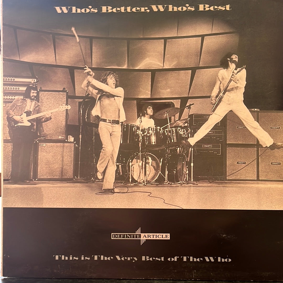 THE WHO - WHO'S BETTER, WHO'S BEST NM /NM 1988