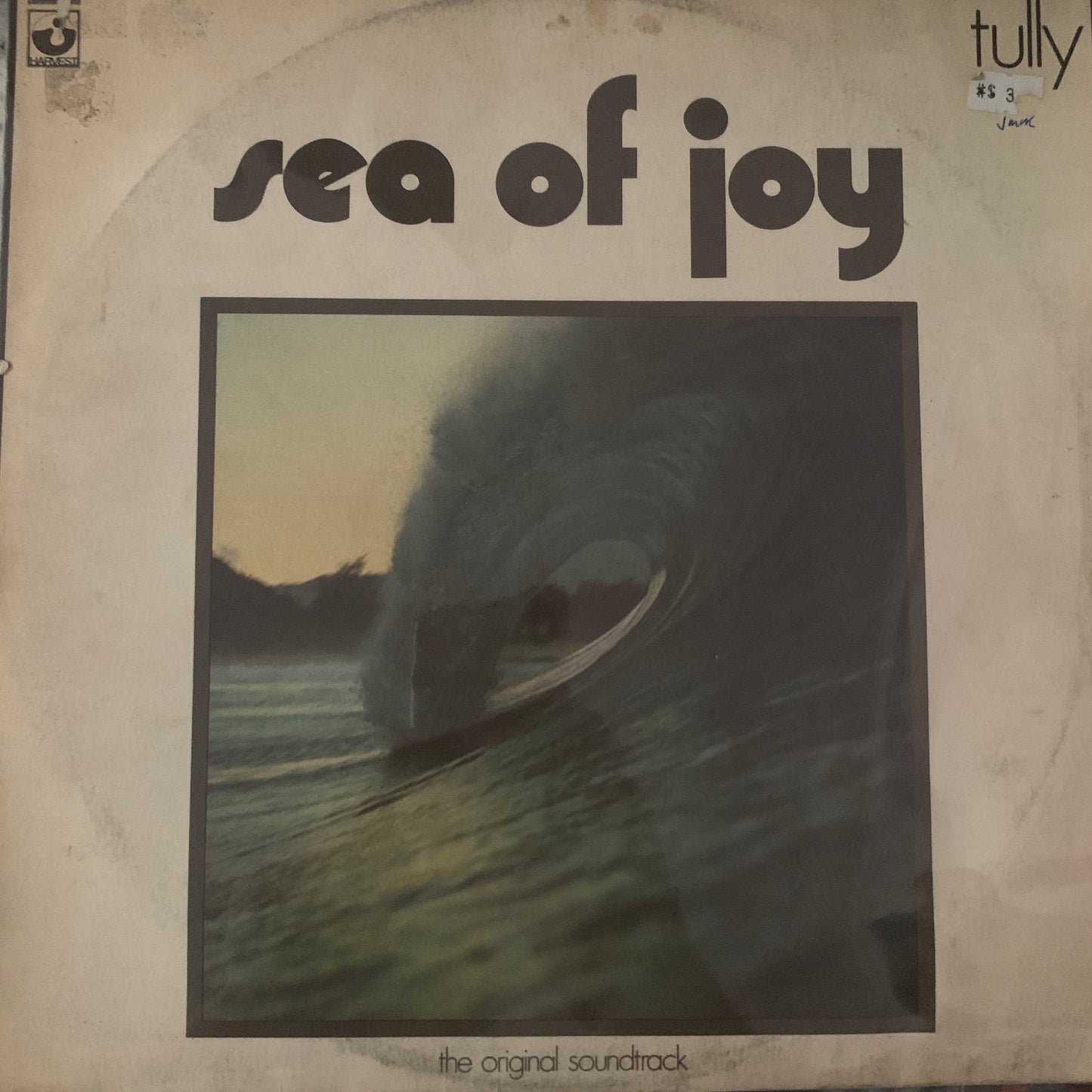 TULLY - SEA OF JOY S/T *ORIGINAL HARVEST PRESS RARE VG/EX+