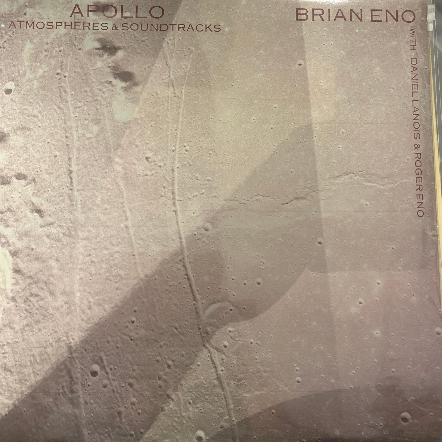 BRIAN ENO / WITH DANIEL LANOIS & ROGER ENO - APOLLO ATMOSPHERES & SOUNDTRACKS EX+/EX+