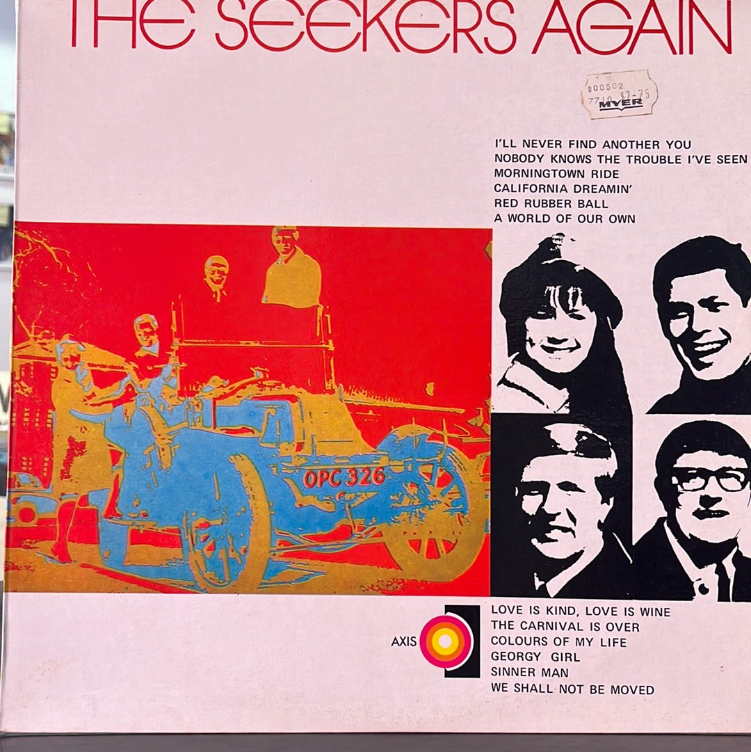 THE SEEKERS - THE SEEKERS AGAIN VG+/VG+ 1973