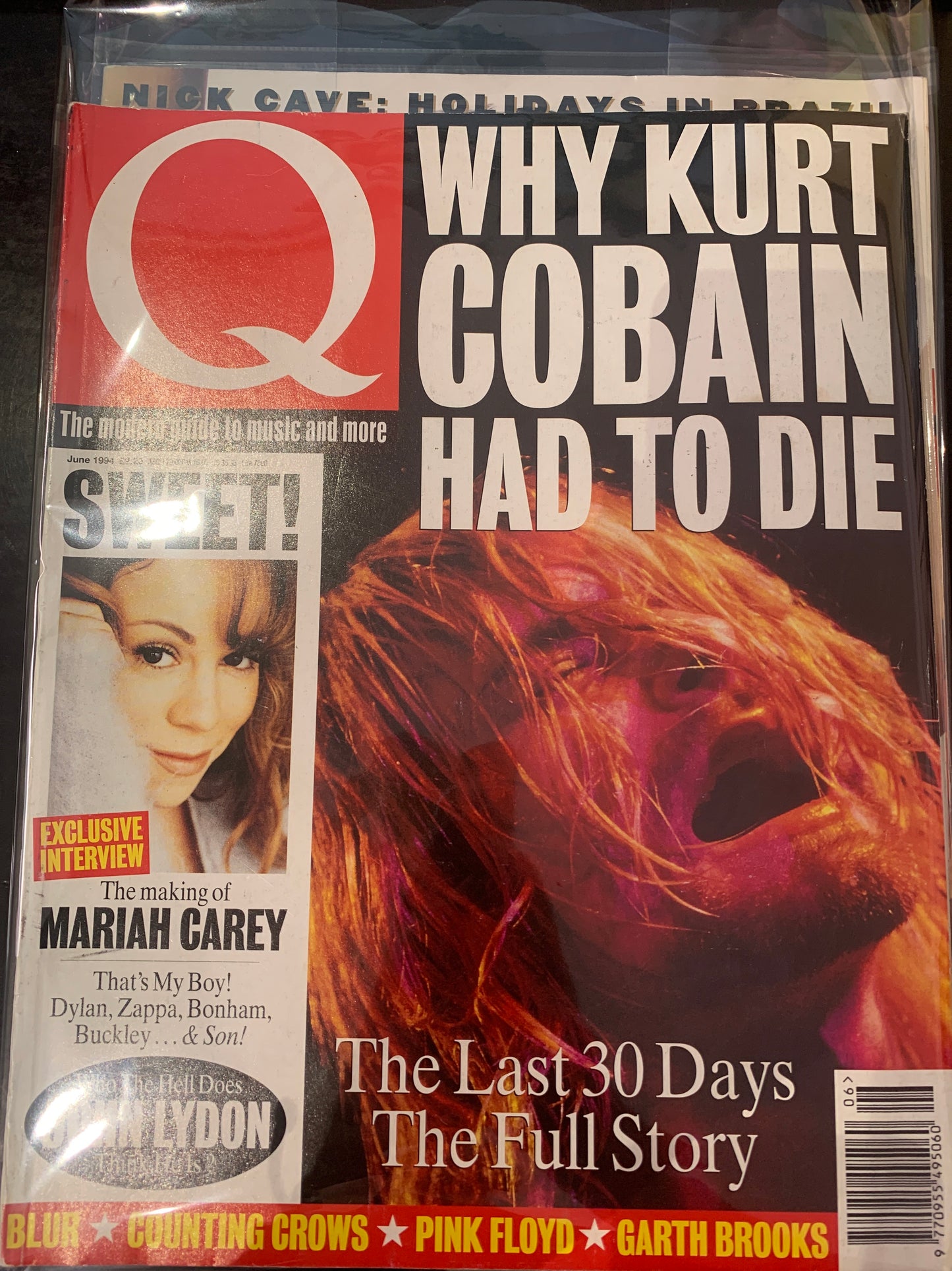Q MAGAZINE JUNE 1994 - KURT COBAIN COVER