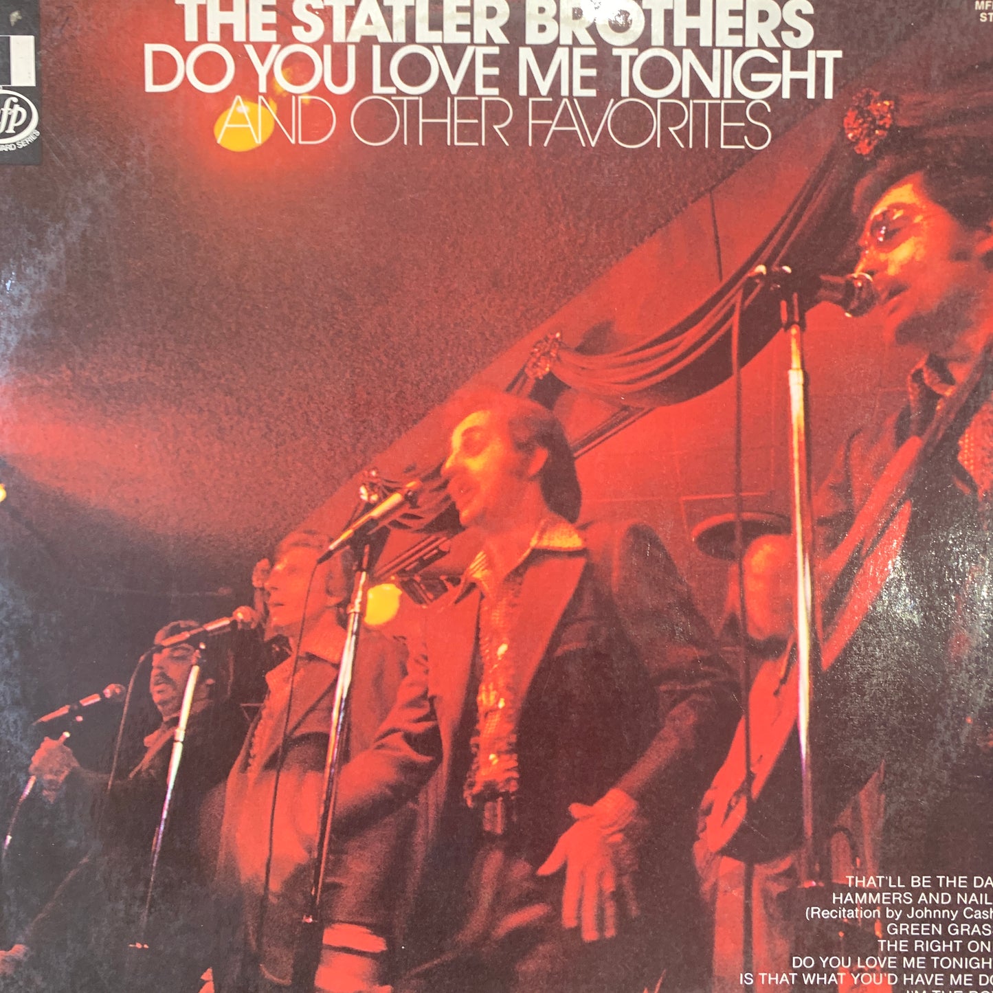THE STATLER BROTHERS - DO YOU LOVE ME TONIGHT AND OTHER FAVOURITES VG/VG