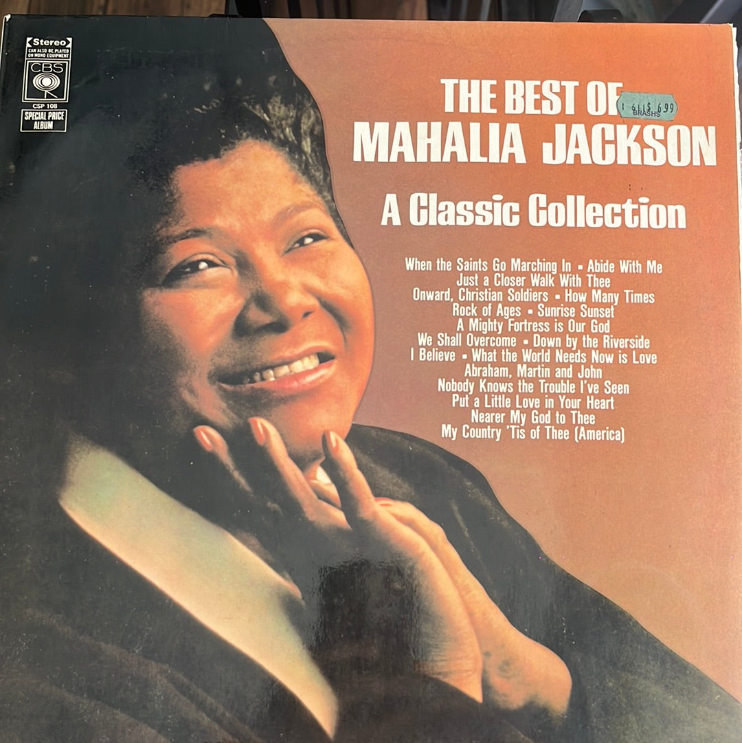 MAHALIA JACKSON - THE BEST OF MAHALIA JACKSON VG/VG 1979