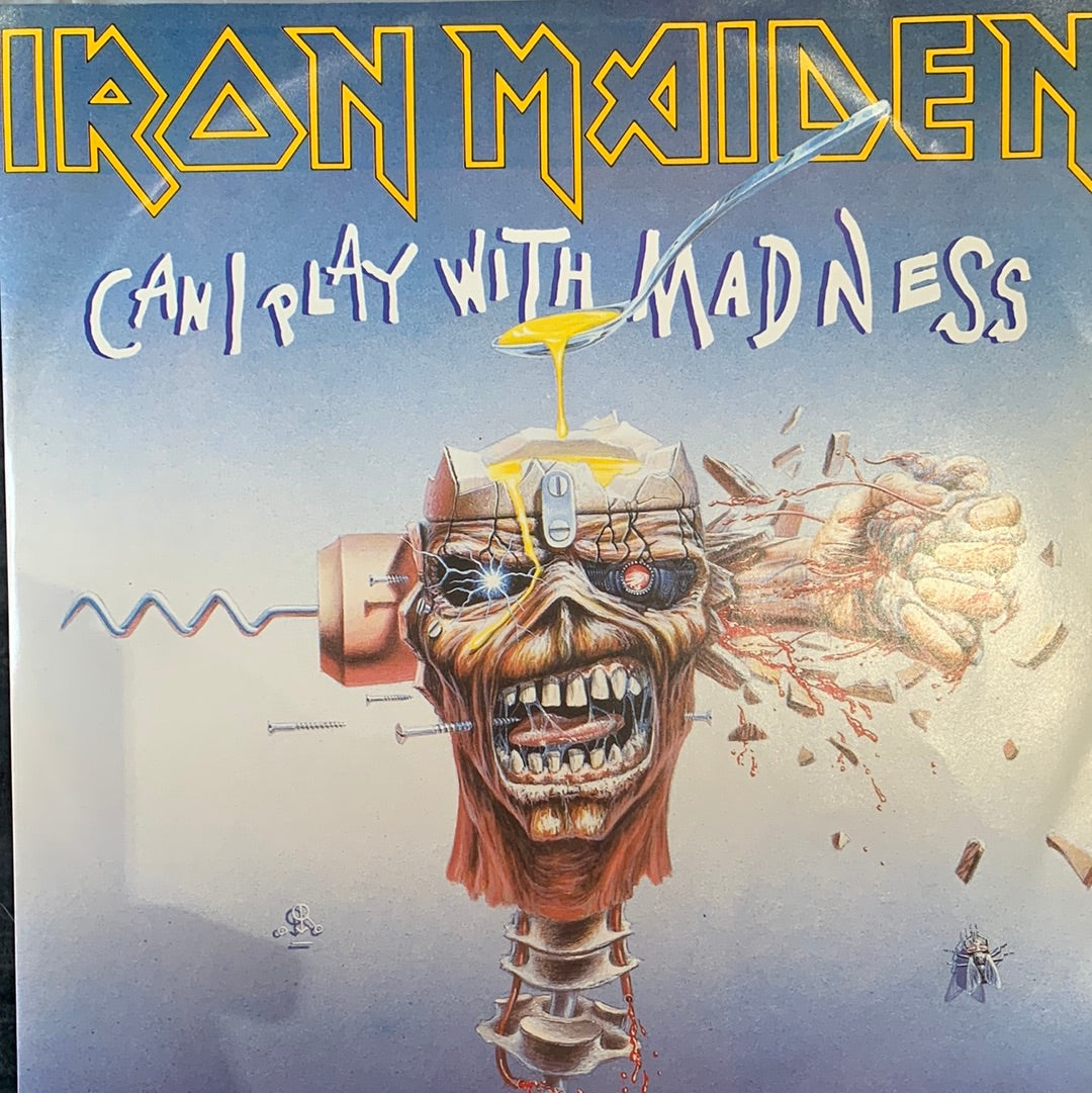 IRON MAIDEN - CAN I PLAY WITH MADNESS NM /NM 1988