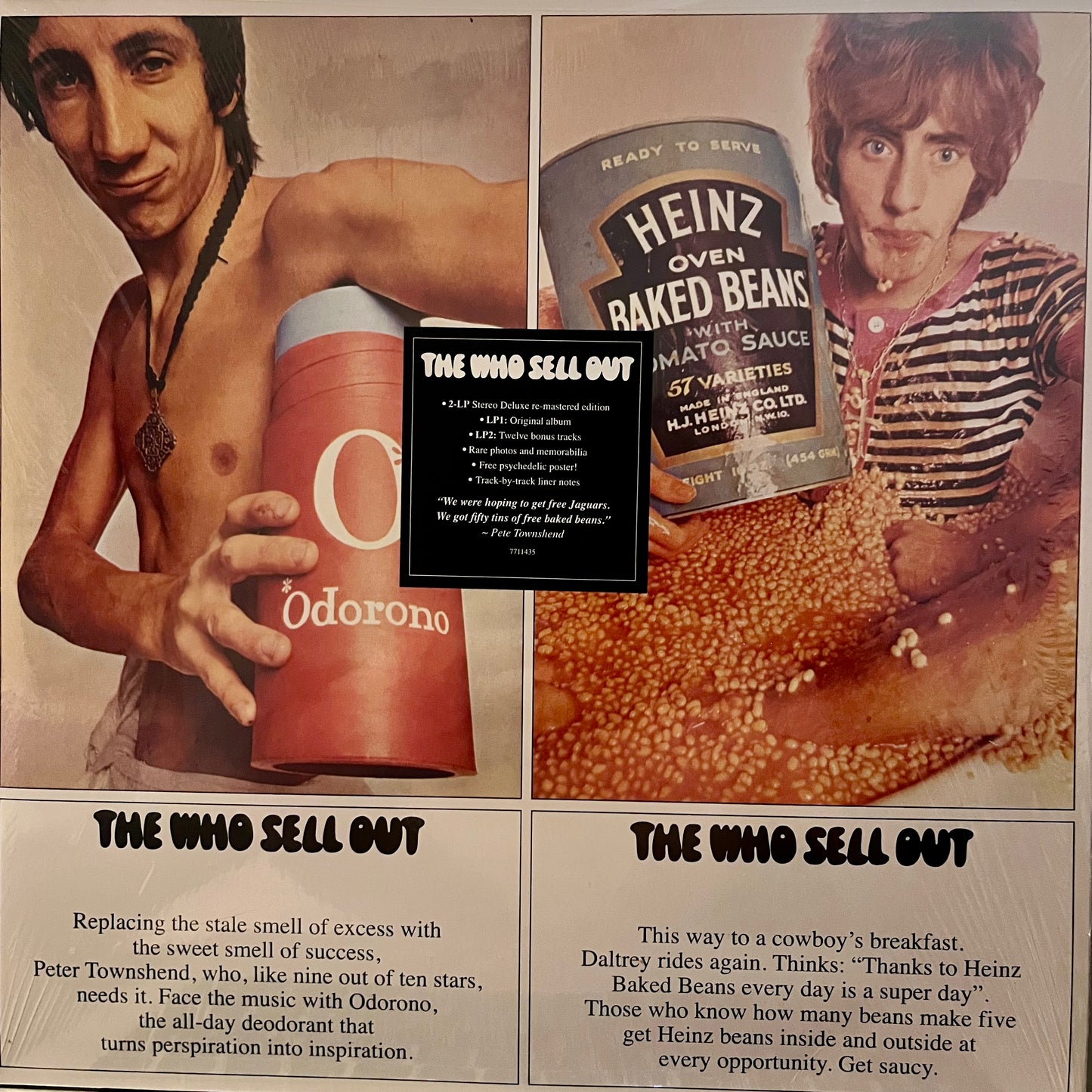 THE WHO - SELL OUT 2 LP STEREO DELUXE EDITION