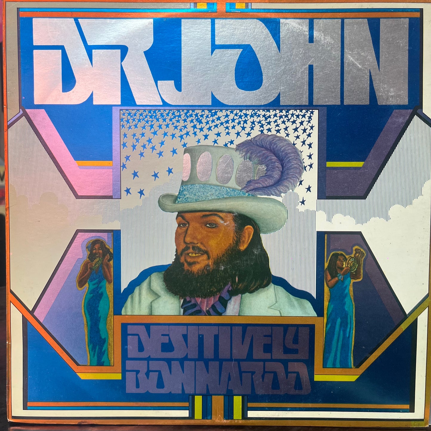 DR JOHN - DESITIVELY BONNAROO VG+/ EX 1974