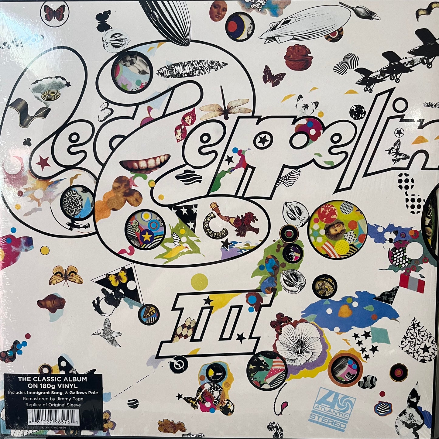 LED ZEPPELIN - III NM/NM 180 GRAM RE ISSSUE
