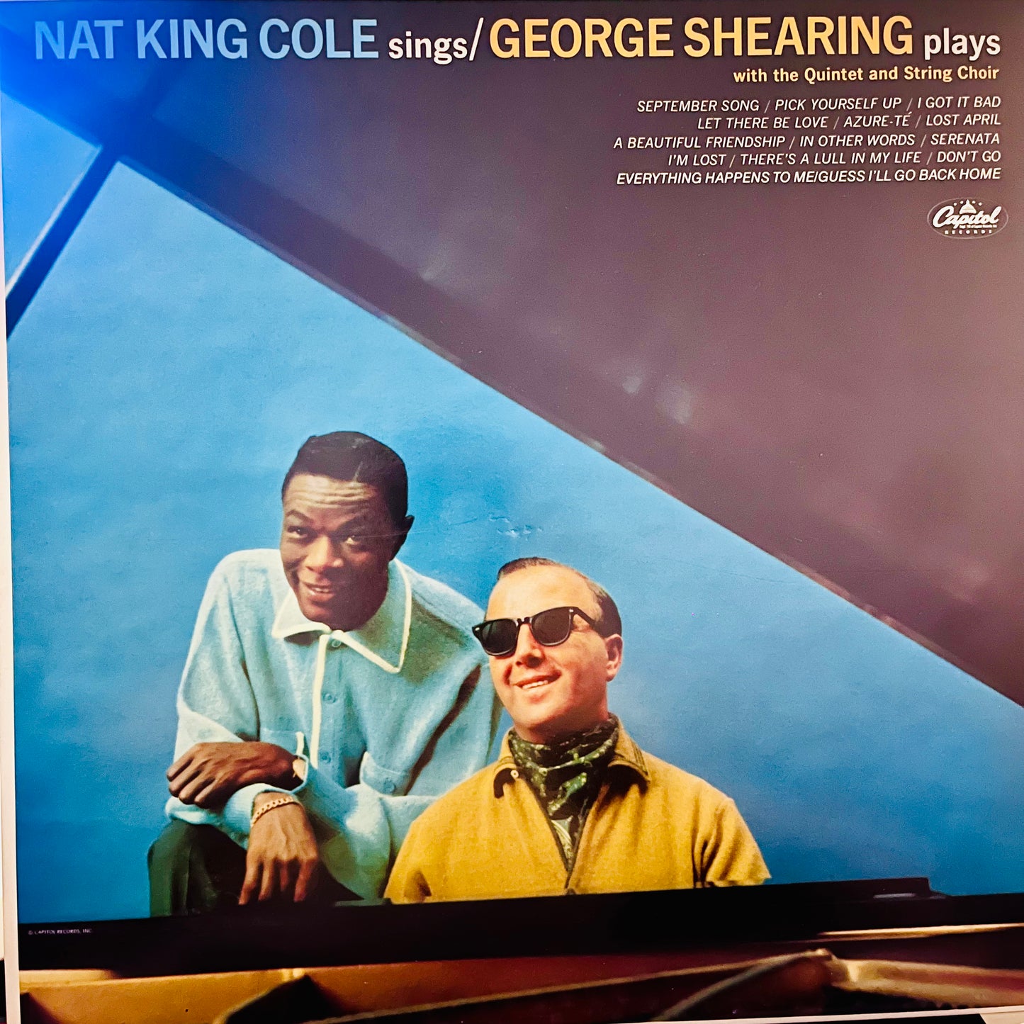 NAT KING COLE / GEORGE SHEARING - QUINTET AND STRING CHOIR VG/EX 1986