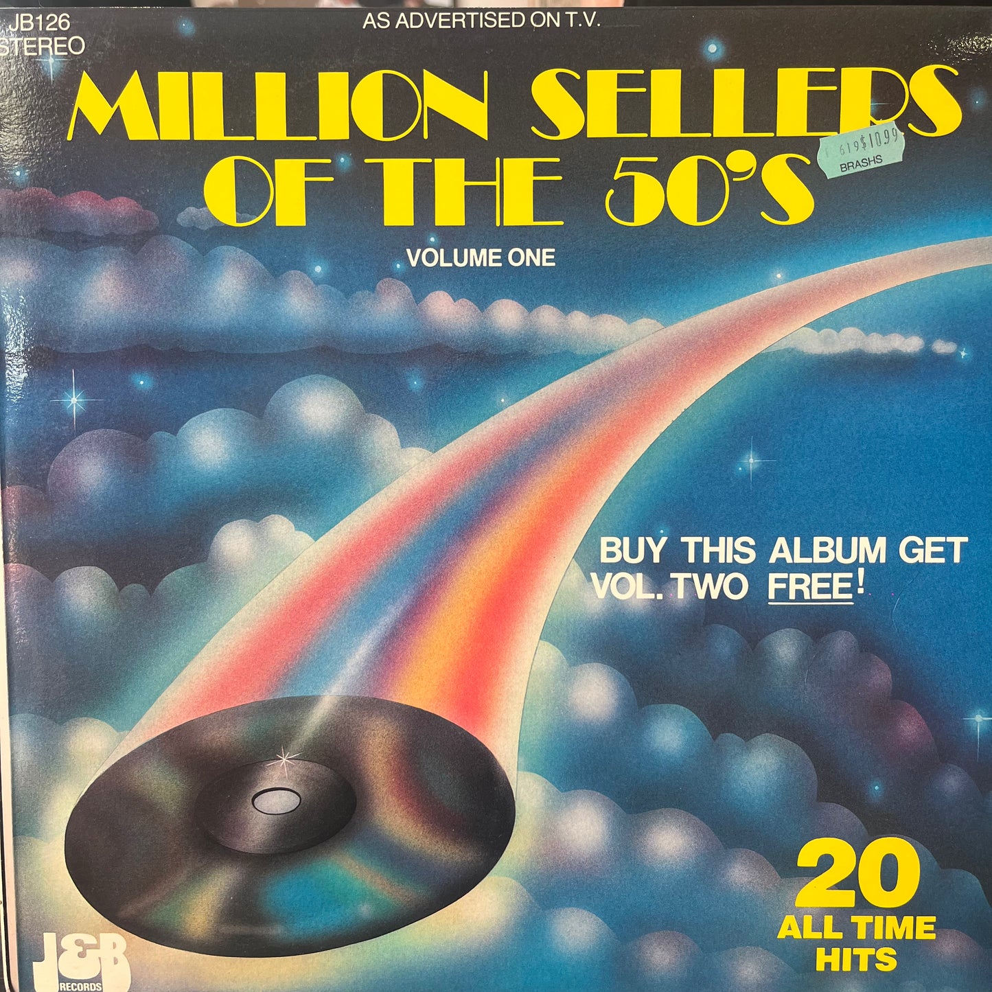 V/A - MILLION SELLERS OF THE 50'S VOL 1 LP VG+/VG+