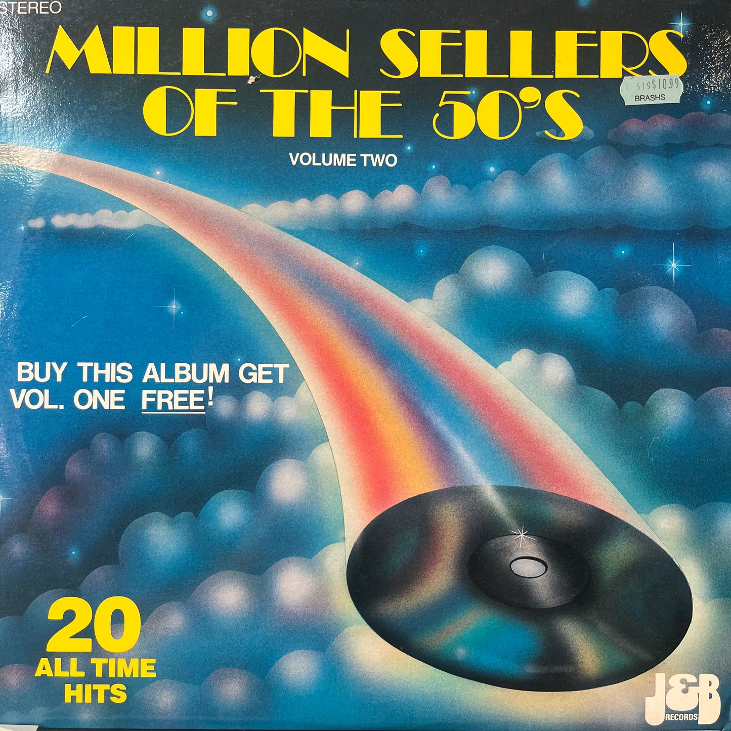 V/A - MILLION SELLERS OF THE 50'S VOL 2 LP VG-/VG+