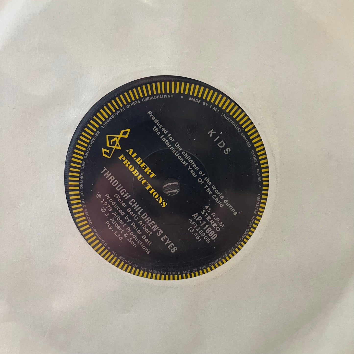 KIDS - CARE FOR KIDS/THROUGH CHILDREN'S EYES 7"SINGLE