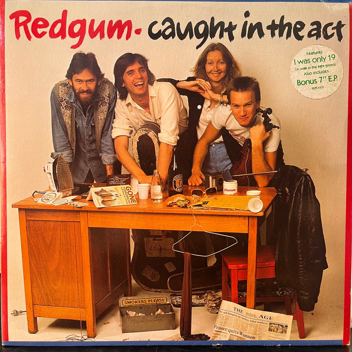 REDGUM - CAUGHT IN THE ACT VG/VG 1983