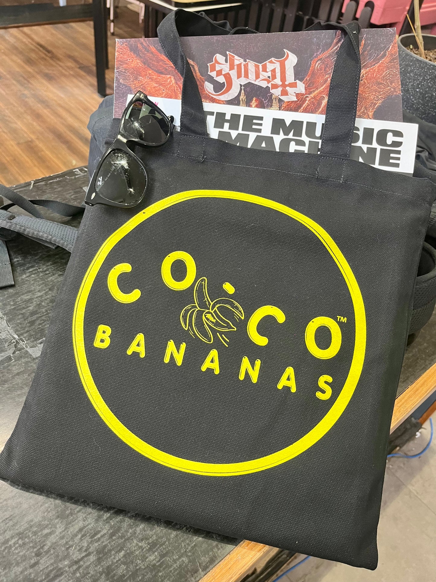 CO-CO BANANAS Tote Bag BLACK