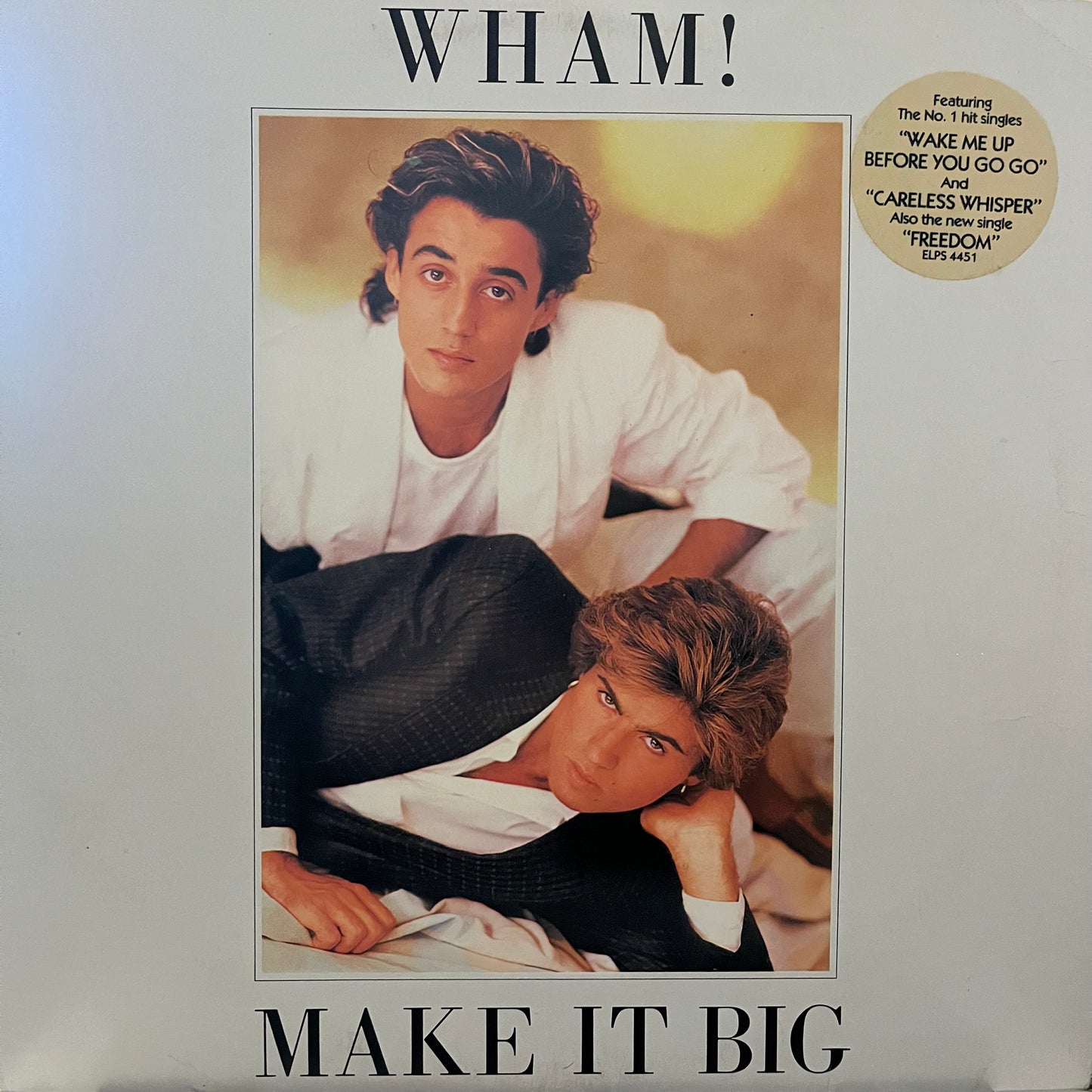 WHAM - MAKE IT BIG VG/EX 1984