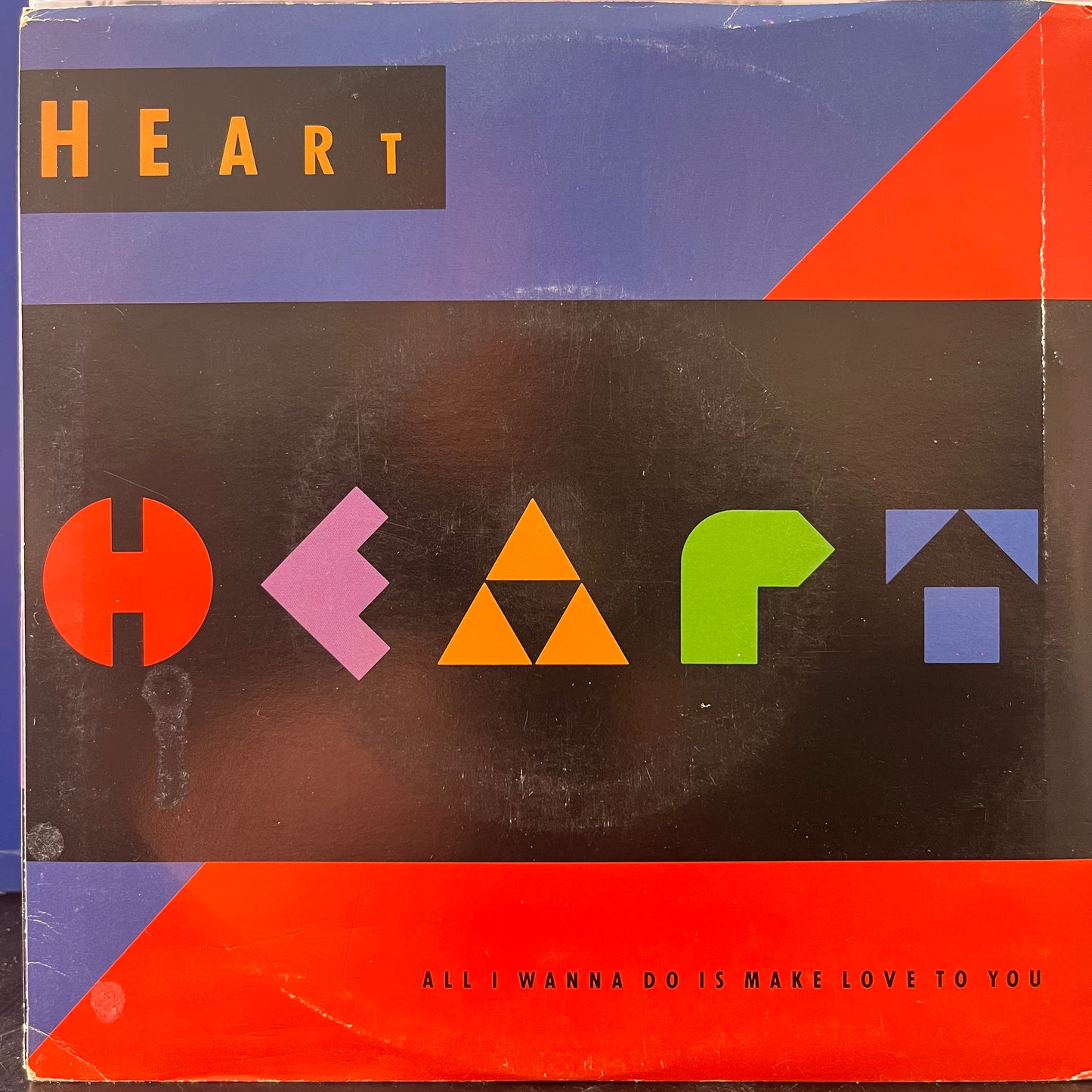 HEART - ALL I WANNA DO IS MAKE LOVE TO YOU/CALL OF THE WILD 7"SINGLE