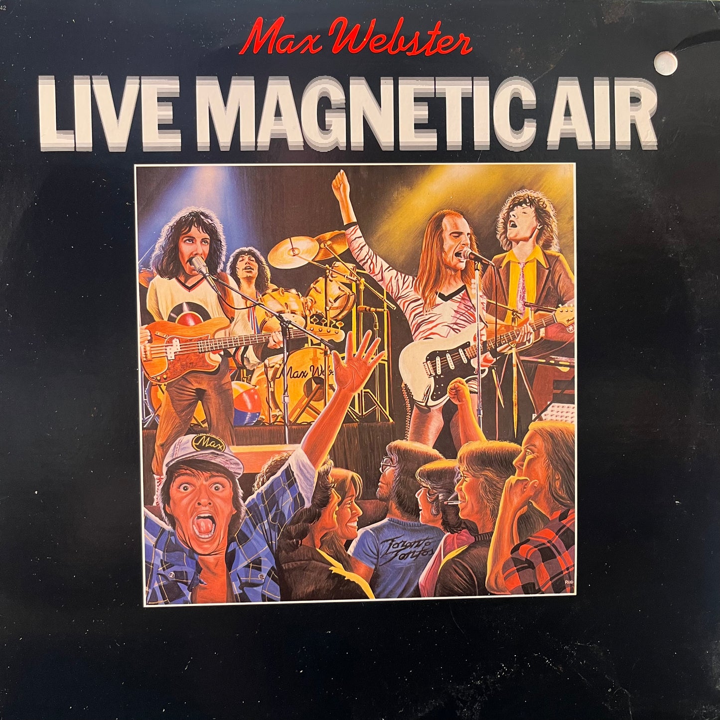 MAX WEBSTER - LIVE MAGNETIC AIR VG/VG 1979