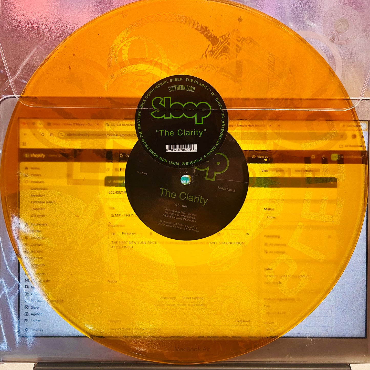 SLEEP - THE CLARITY (ETCHED PICTURE DISC)