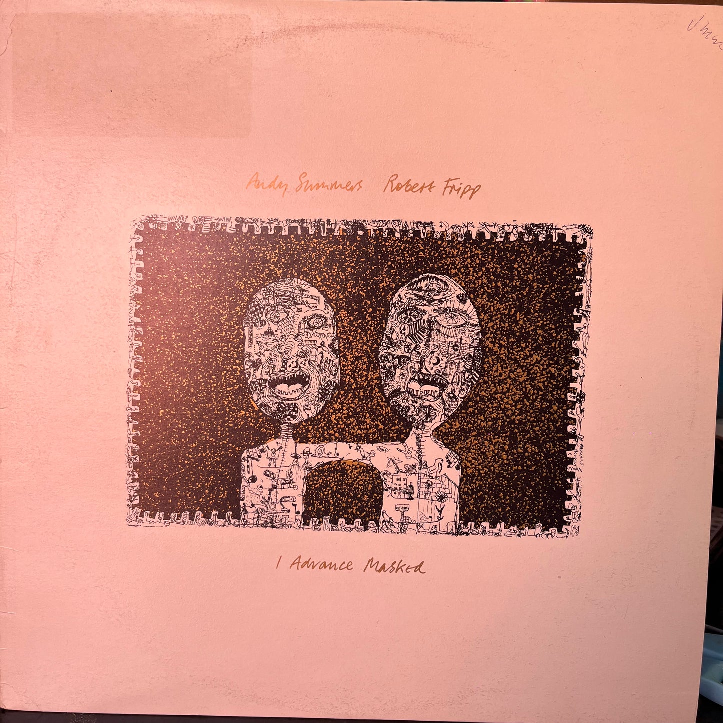 ANDY SUMMERS/ROBERT FRIPP - I ADVANCE MASKED VG+/EX+