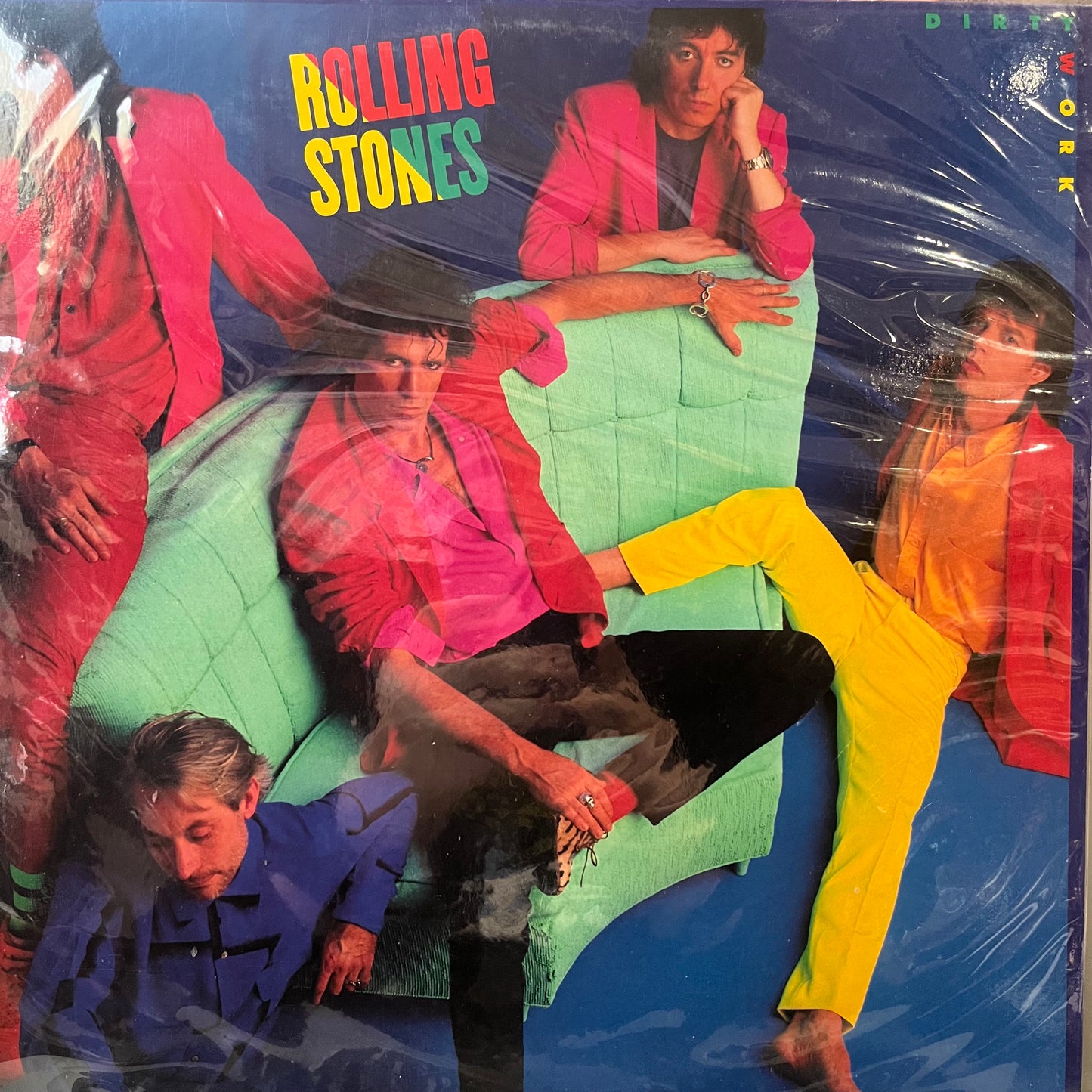 THE ROLLING STONES - DIRTY WORK NM /NM 1986