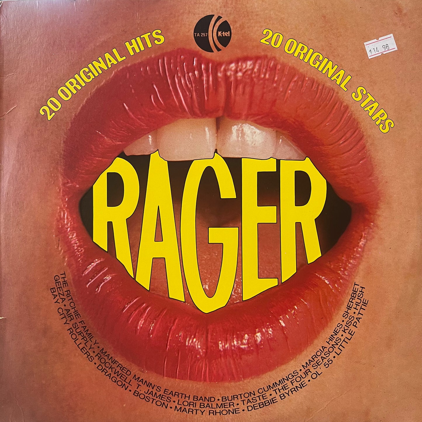 VARIOUS - RAGER VG+/EX