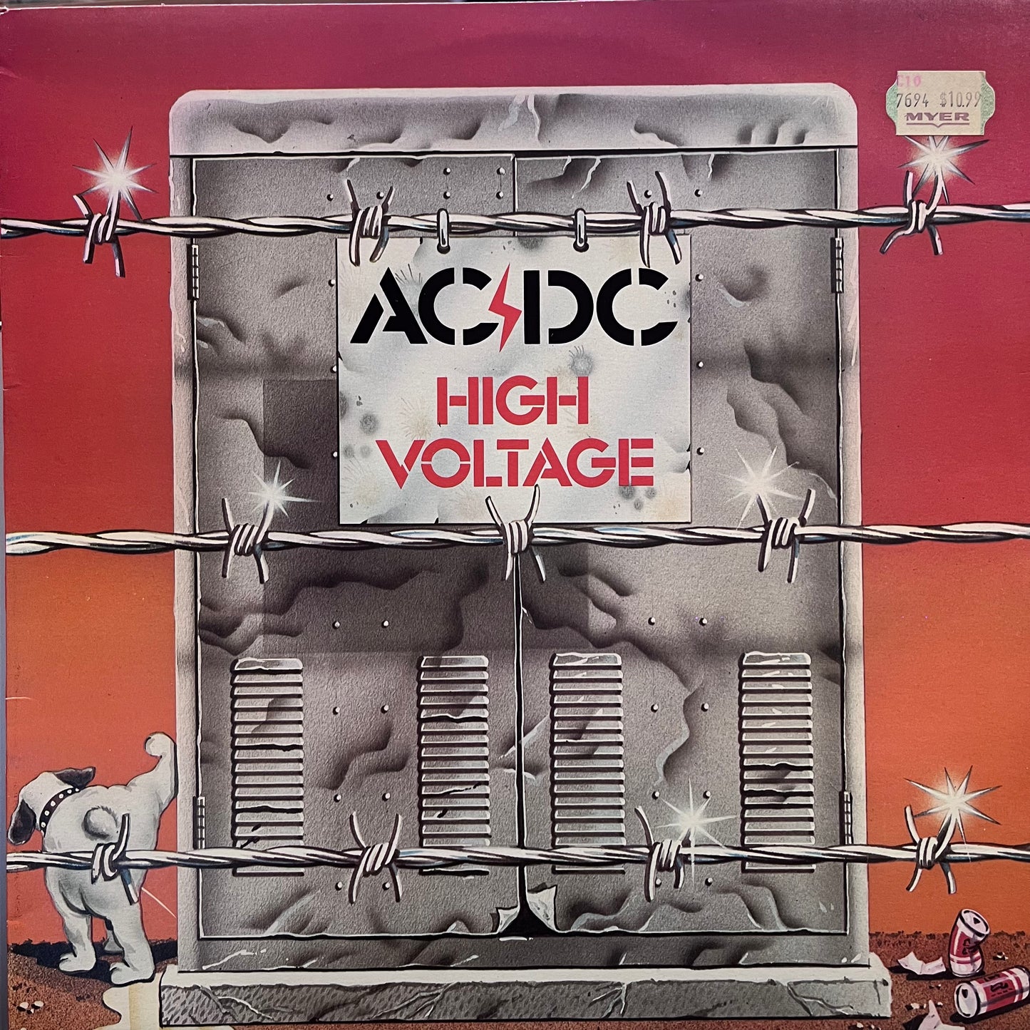 AC/DC - HIGH VOLTAGE. EX/EX. 1981