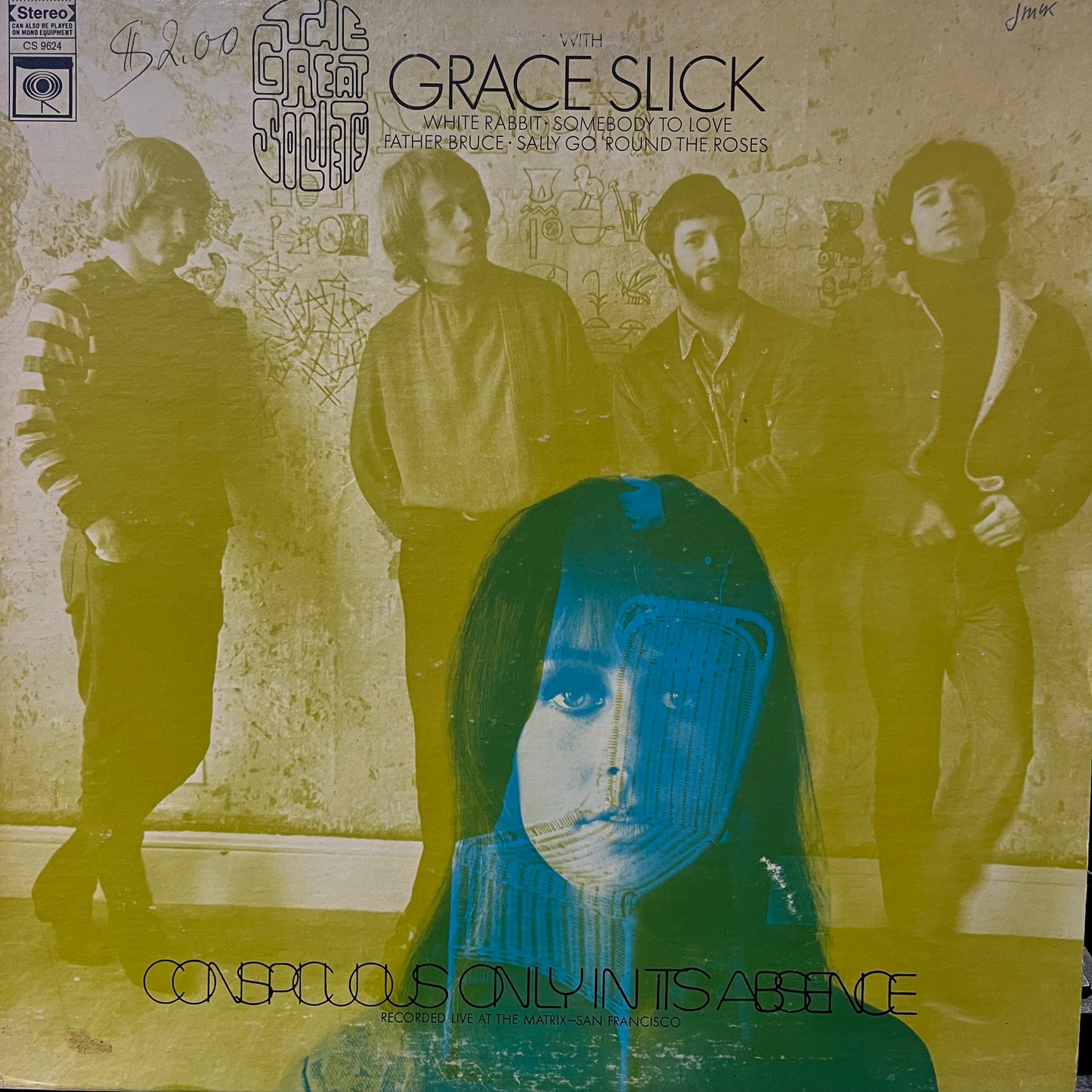 GRACE SLICK - CONSPICOUS ONLY IN ITS ABSENCE VG/EX
