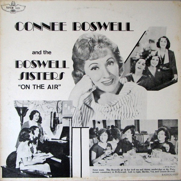CONNIE BOSWELL AND THE BOSWELL SISTERS - ON THE AIR VG+/VG+