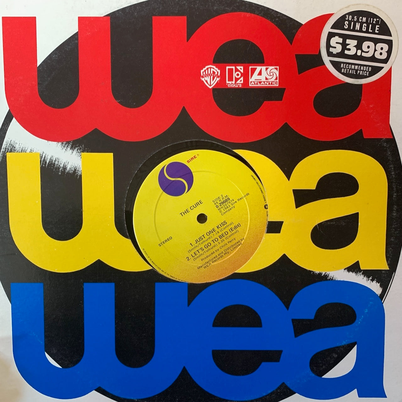 THE CURE - LET'S GO TO BED NM /NM 1983