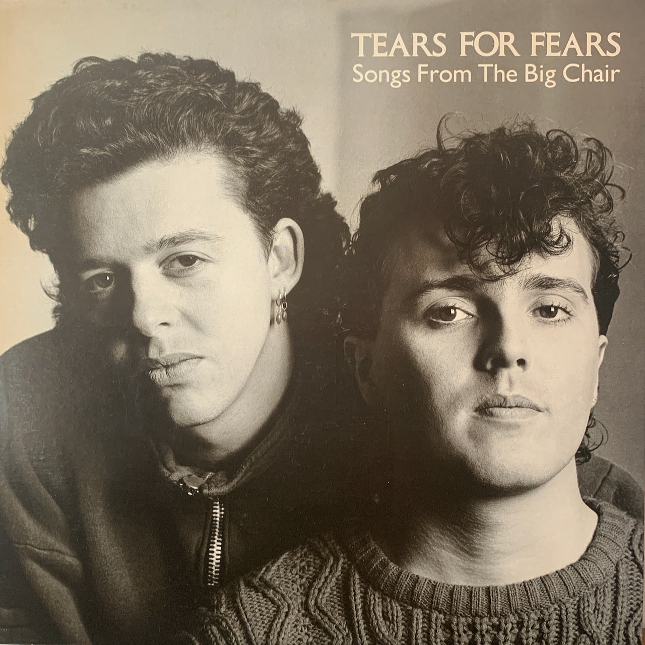 TEARS FOR FEARS = TEARS FOR FEARS - SONGS FROM THE BIG CHAIR = シャウト NM /NM 1985 NO OBI