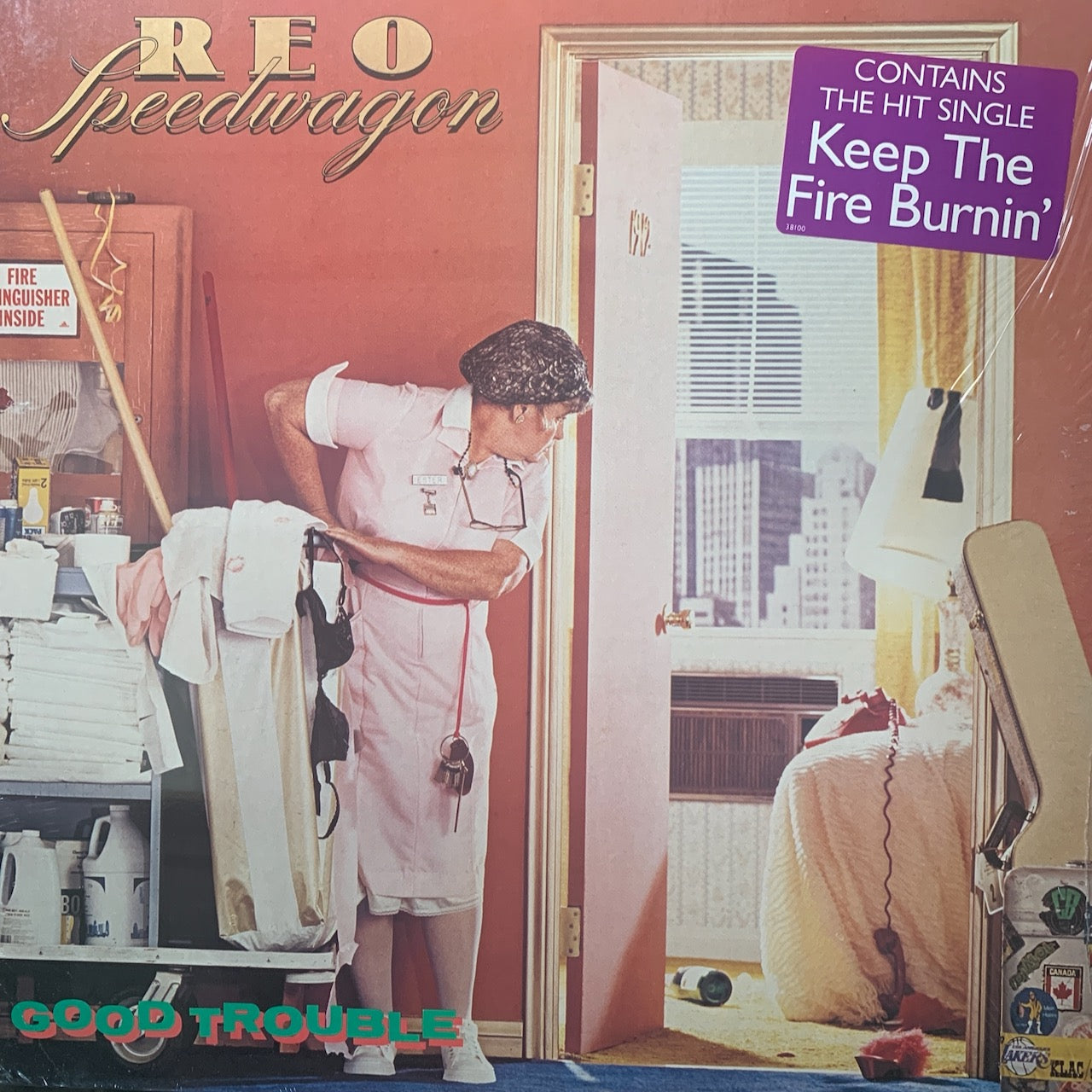 REO SPEEDWAGON - GOOD TROUBLE NM /NM 1982