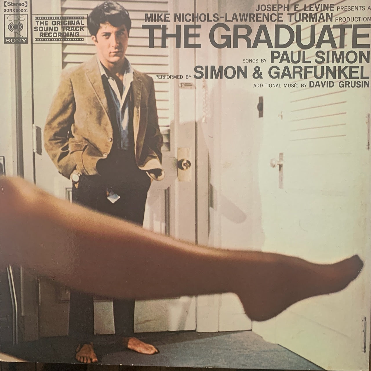 PAUL SIMON, SIMON & GARFUNKEL, DAVE GRUSIN - THE GRADUATE (ORIGINAL SOUND TRACK RECORDING) NM /NM 1969 LIGHT COVER WEAR