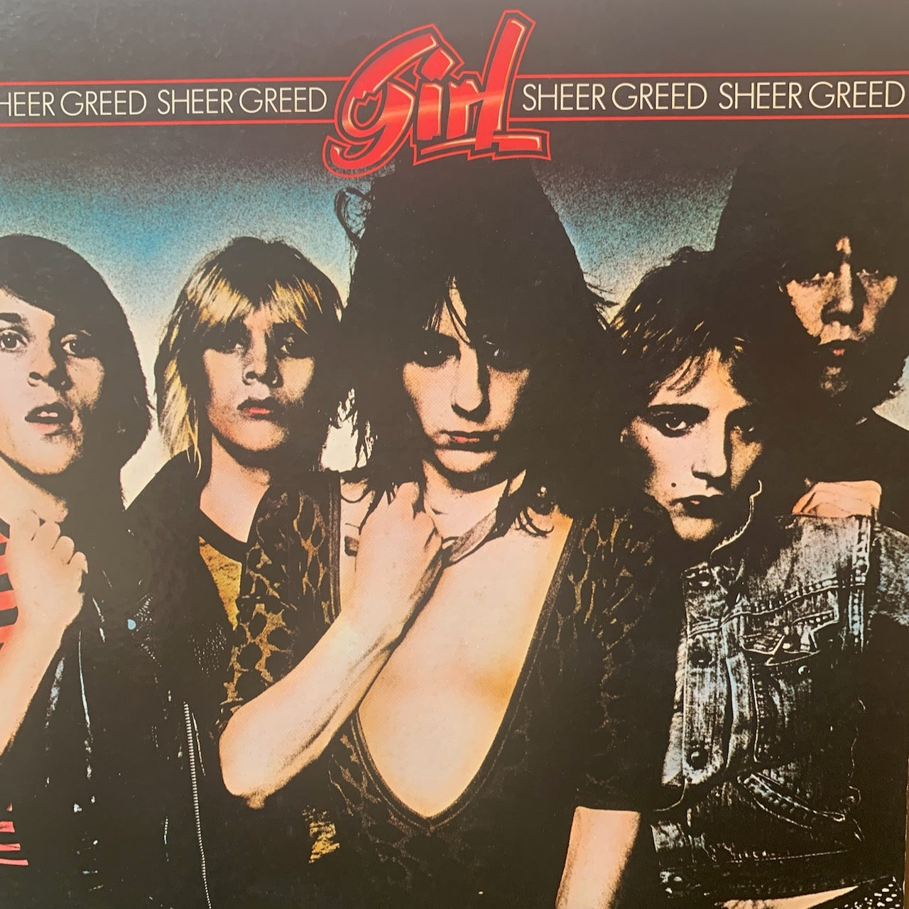 GIRL - SHEER GREED NM /NM 1980 NO OBI