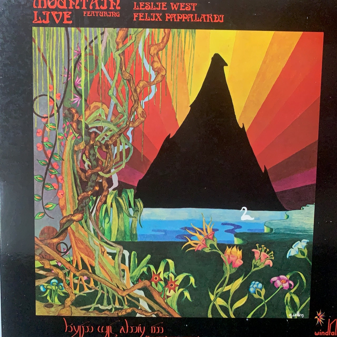 MOUNTAIN - LIVE: THE ROAD GOES EVER ON VG+/VG+ 1972