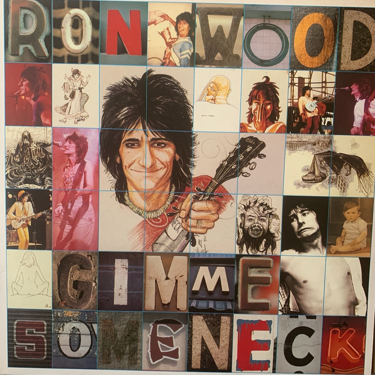 RON WOOD - GIMME SOME NECK NM /NM 1979 NO OBI