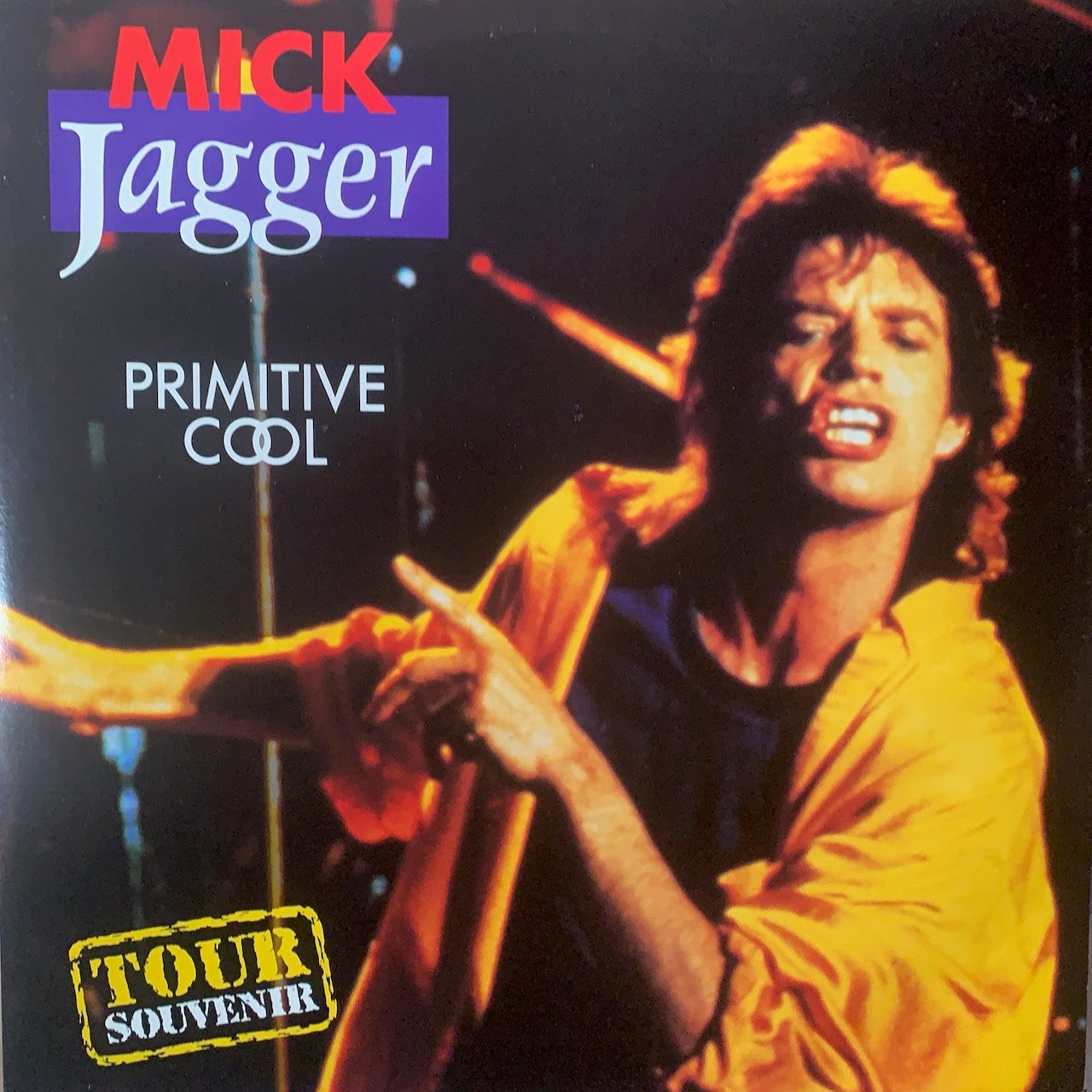 MICK JAGGER - PRIMITIVE COOL - TOUR SOUVENIR VG+/VG+ 1987
