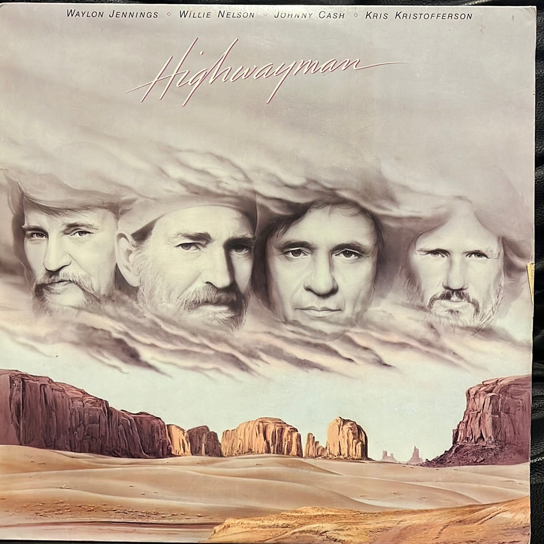 HIGHWAYMAN - JONNY CASH  VG+ / VG+  1985