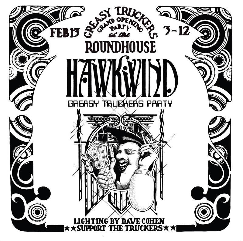 HAWKWIND - GREASY TRUCKERS PARTY 2LP  /