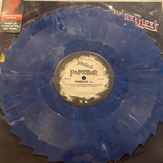 JUDAS PRIEEST - PAINKILLER RSD EP BLUE SAWBLADE