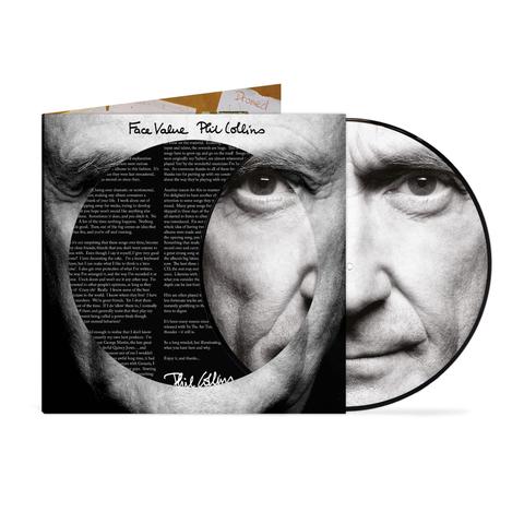 PHIL COLLINS - FACE VALUE PICTURE DISC LP /