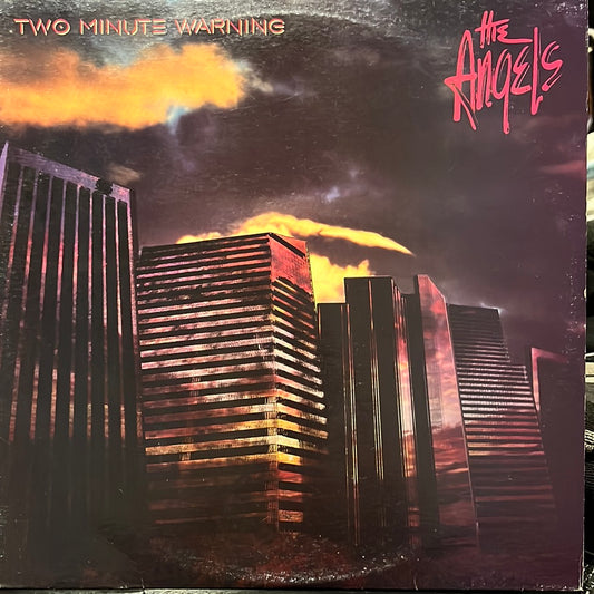 THE ANGELS - TWO MINUTE WARNING  VG+/VG+   1984