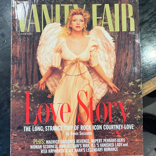 VANITY FAIR JUNE 1995 COURTNEY LOVE COVER