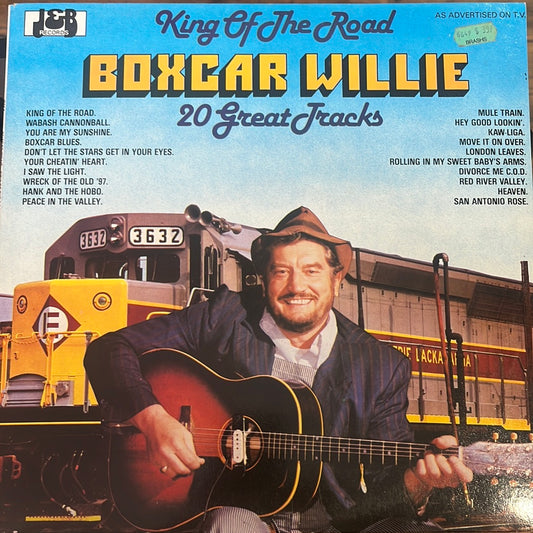 BOXCAR WILLIE - KING OF THE ROAD 20 GREAT TRACKS    NM /NM