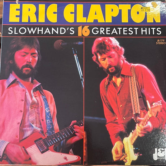 ERIC CLAPTON - SLOWHAND'S 16 GREATEST HITS    VG+/VG+ 1985