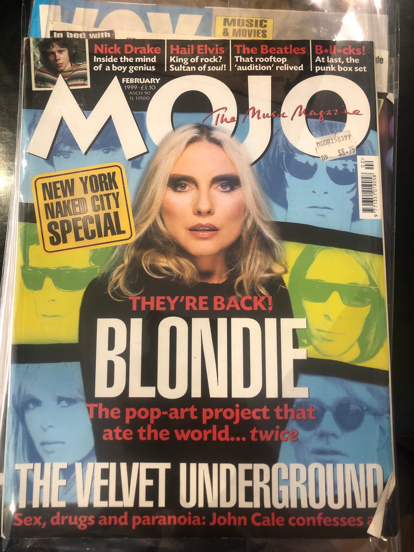 MOJO MAGAZINE FEBURARY 1999 - BLONDIE COVER