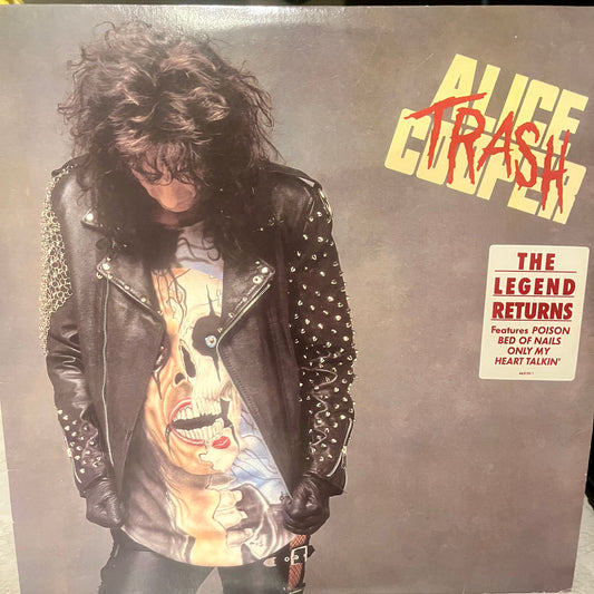 ALICE COOPER - TRASH LP VG+/VG+ 1989