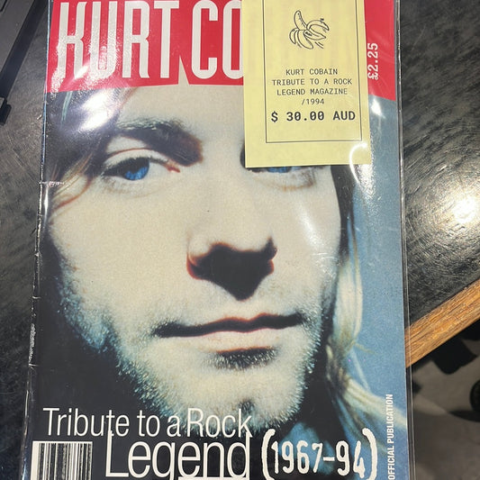 KURT COBAIN TRIBUTE TO A ROCK LEGEND MAGAZINE /1994
