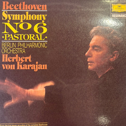 LUDWIG VAN BEETHOVEN / BERLINER PHILHARMONIKER - HERBERT VON KARAJAN - SYMPHONIE NR. 6  ¬ªPASTORALE¬´    NM /NM  0