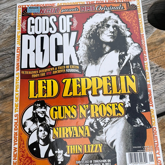 UNCUT GODS OF ROCK VOL 1 ISSUE 16 LED ZEPPELIN COVER