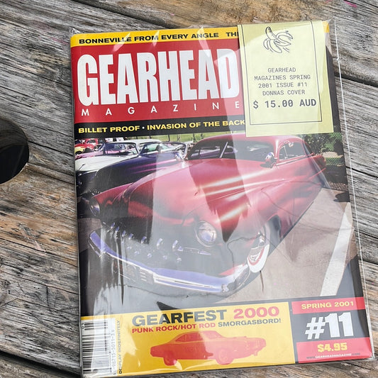 GEARHEAD MAGAZINES SPRING 2001 ISSUE #11 DONNAS COVER